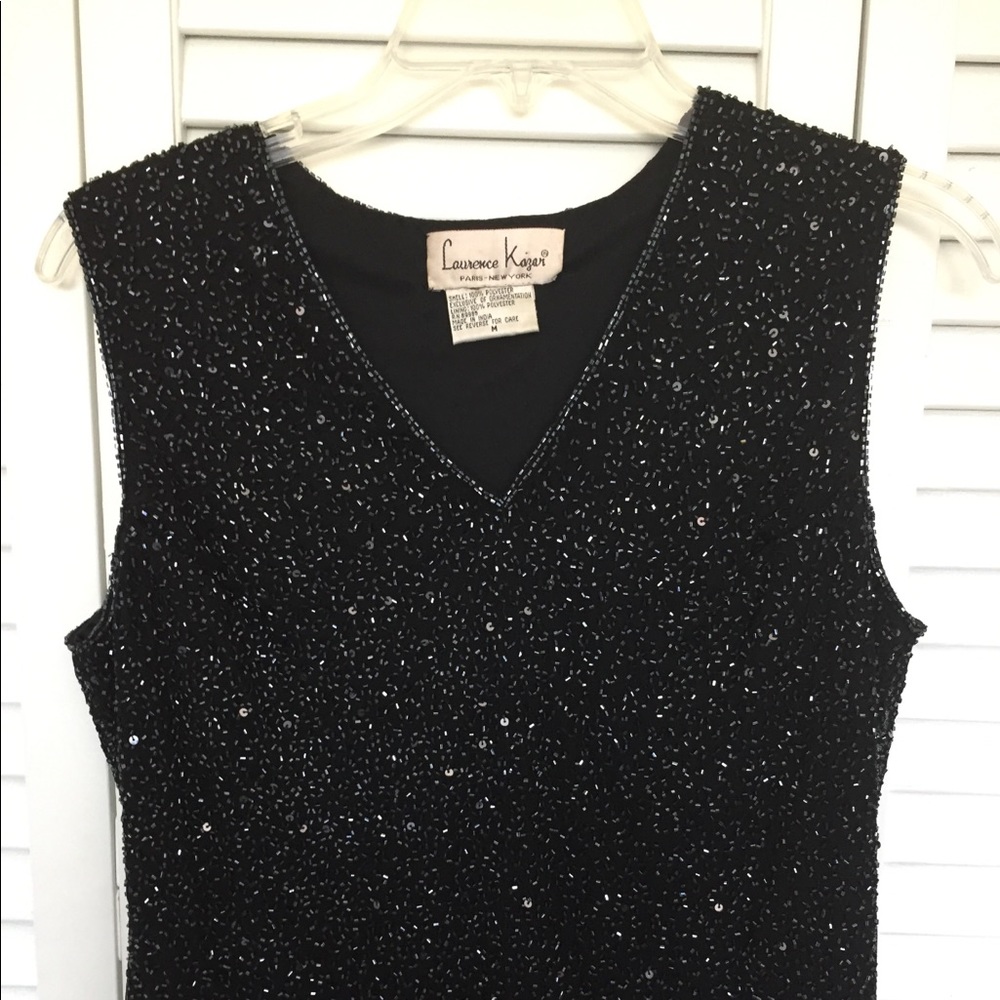 Sleeveless sequin top